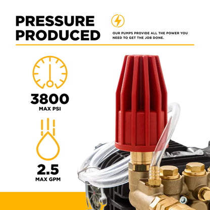 AR RSV 23G33D Pump – 2.5 GPM, 3,800 PSI, 3/4" Shaft
