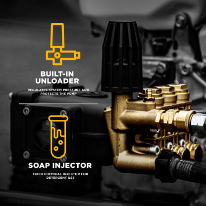 Centurion  CTE1 Direct Drive Triplex 2500PSI 2.5GPM Pressure Washer Pump - 85.129.183B