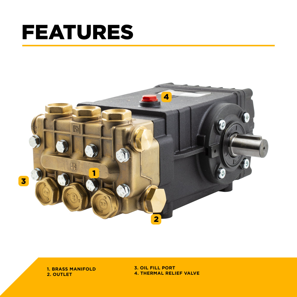 PUMP TSS-1511 3500PSI 4.0GPM (bare pump)