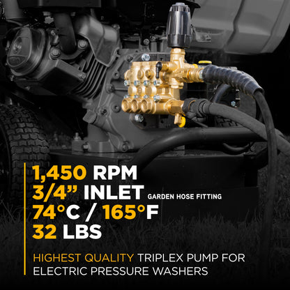 General Pump TSS1511 Triplex Pump – 4.0 GPM, 4,000 PSI, 24 mm Shaft