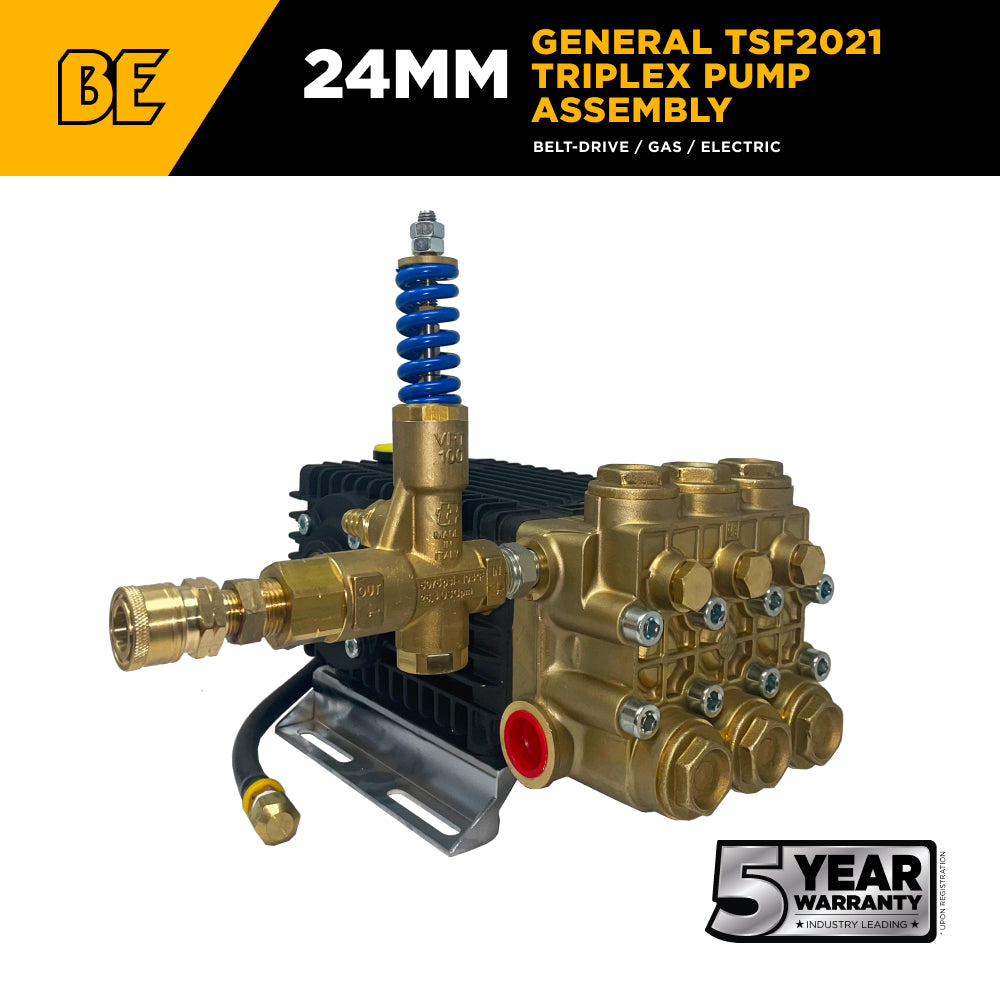 General Pump TSF2021 Triplex Pump Assembly – 8.5 GPM, 3,600 PSI