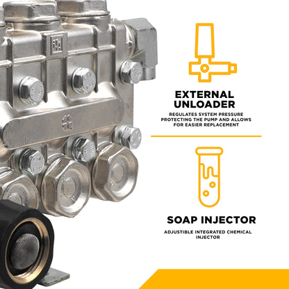 Comet TW5050S Triplex Pump – 5.2 GPM, 5,000 PSI