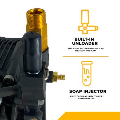 BE PWH29 Axial Direct Drive Pump – 2.5 GPM, 3,400 PSI, 3/4" Shaft