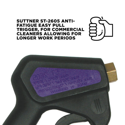 Pistolet de pulvérisation pour nettoyeur haute pression à traction facile