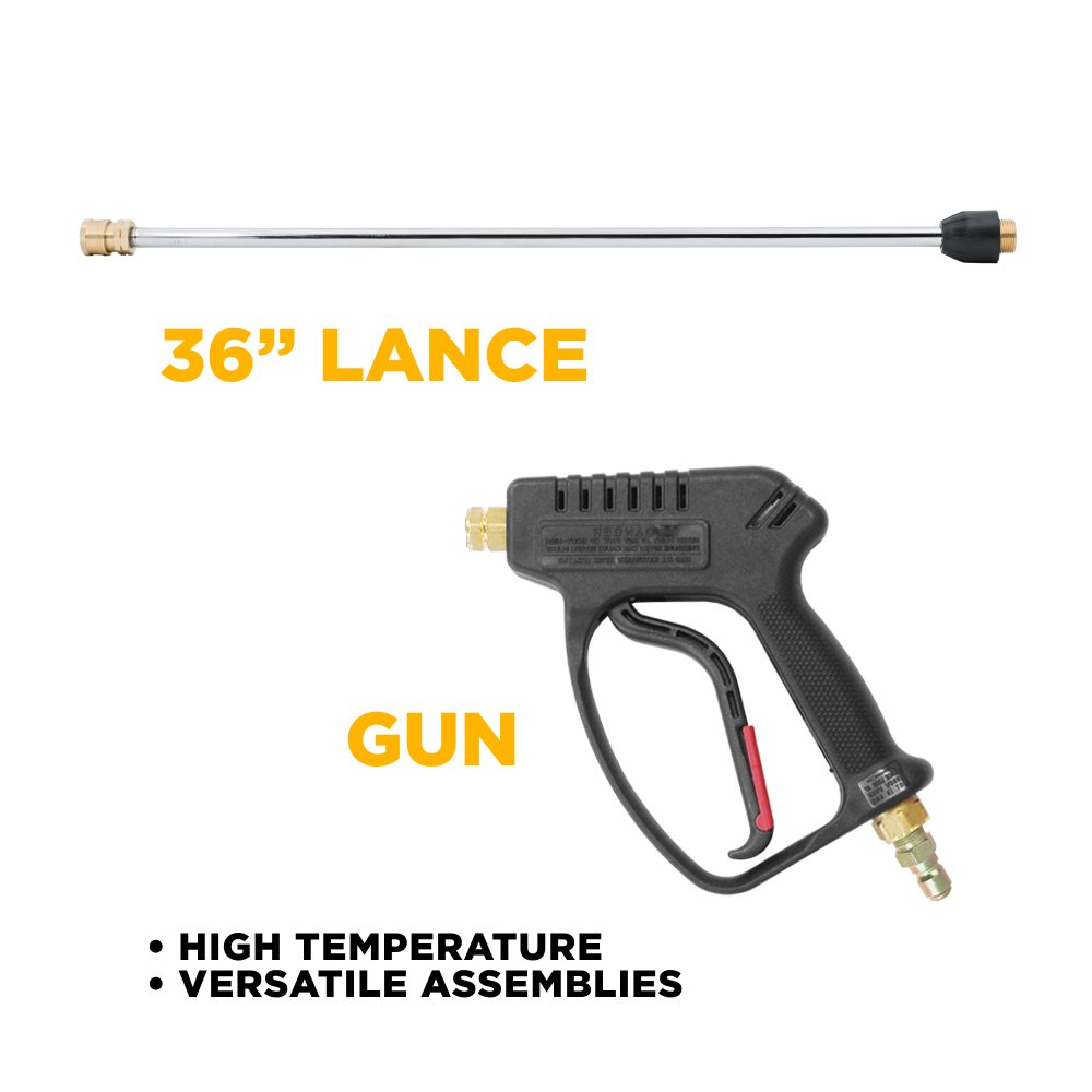 Ensemble pistolet et baguette de 36 po