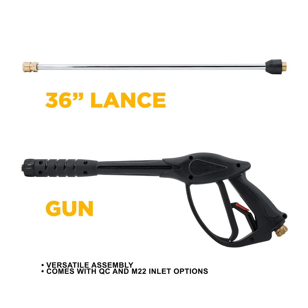 36" Replacement Pressure Washer Gun & Wand Assembly