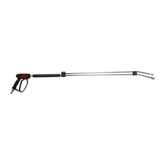 LANCE DOUBLE 47" AVEC PISTOLET À EAU CHAUDE