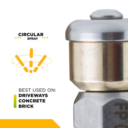 Rotating Pressure Washer Nozzle