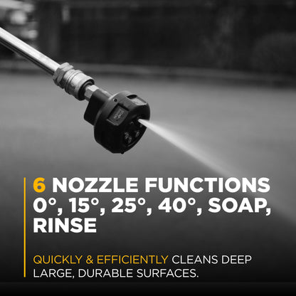 3.0 Multi-Function 6-in-1 Pressure Washer Nozzle