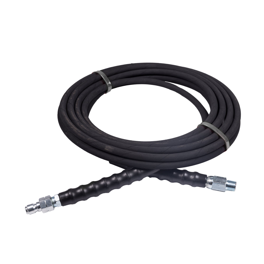 25' 4000PSI 1/4" Rubber Hose
