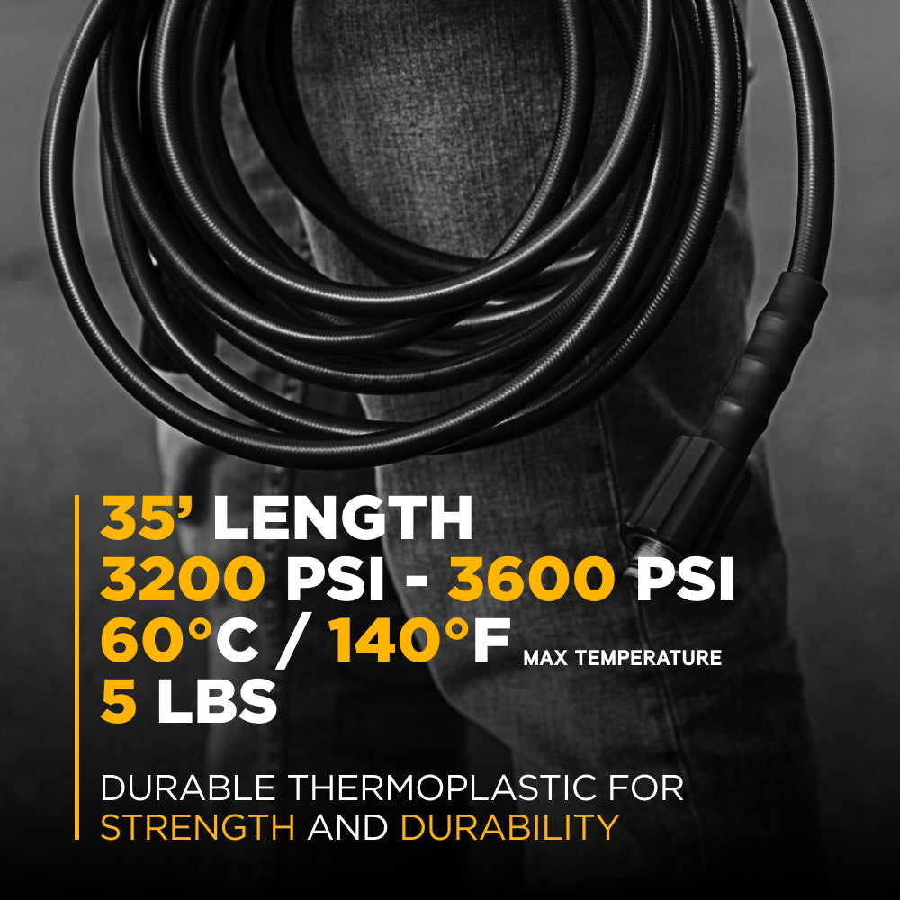 35' 3600PSI 1/4" Thermoplastic Hose