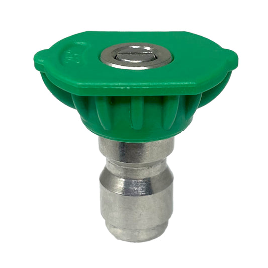 25° Quick Connect Spray Pressure Washer Green Nozzle - 7.0 Orifice