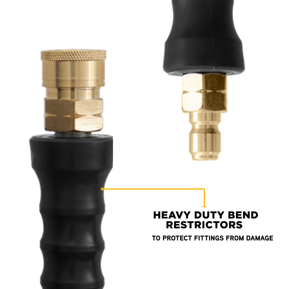 30ft 4000 PSI 3/8" Rubber Hose