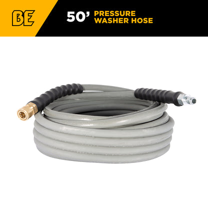 Tuyau en caoutchouc non marquant de 50 pieds, 4 000 PSI, 3/8 po