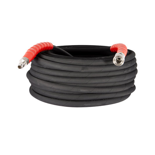 Tuyau en caoutchouc de 100 pieds, 6 000 PSI, 3/8 po