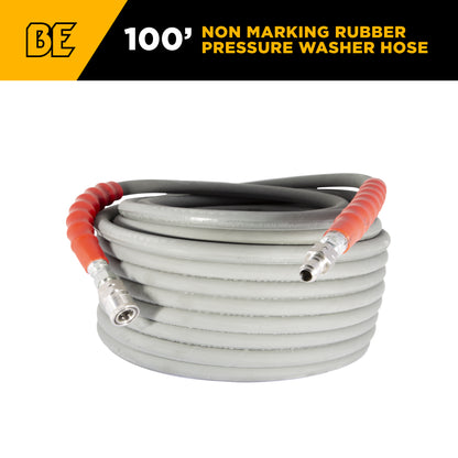 Tuyau en caoutchouc non marquant de 100 pieds, 6 000 PSI, 3/8 po