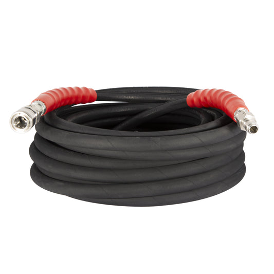 Tuyau en caoutchouc de 50 pieds, 6 000 PSI, 3/8 po