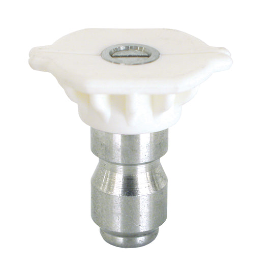 40° Quick Connect Spray Pressure Washer White Nozzle - 3.0 Orifice