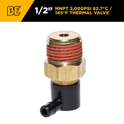 1/2" MNPT 2,000PSI 62.7°C / 145°F Thermal Valve