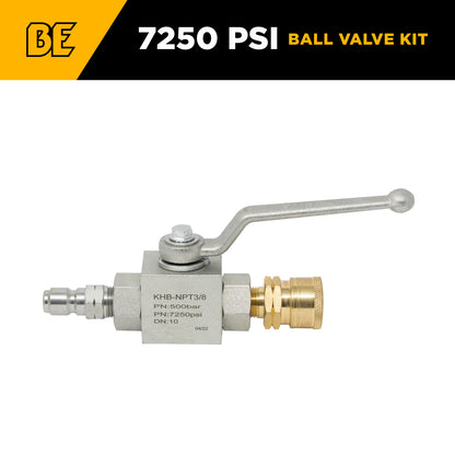 3/8" Quick Connect Ball Valve Kit