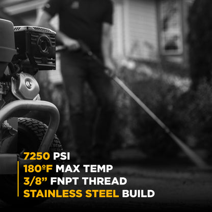 3/8" Female NPT Stainless Steel Ball Valve Kit