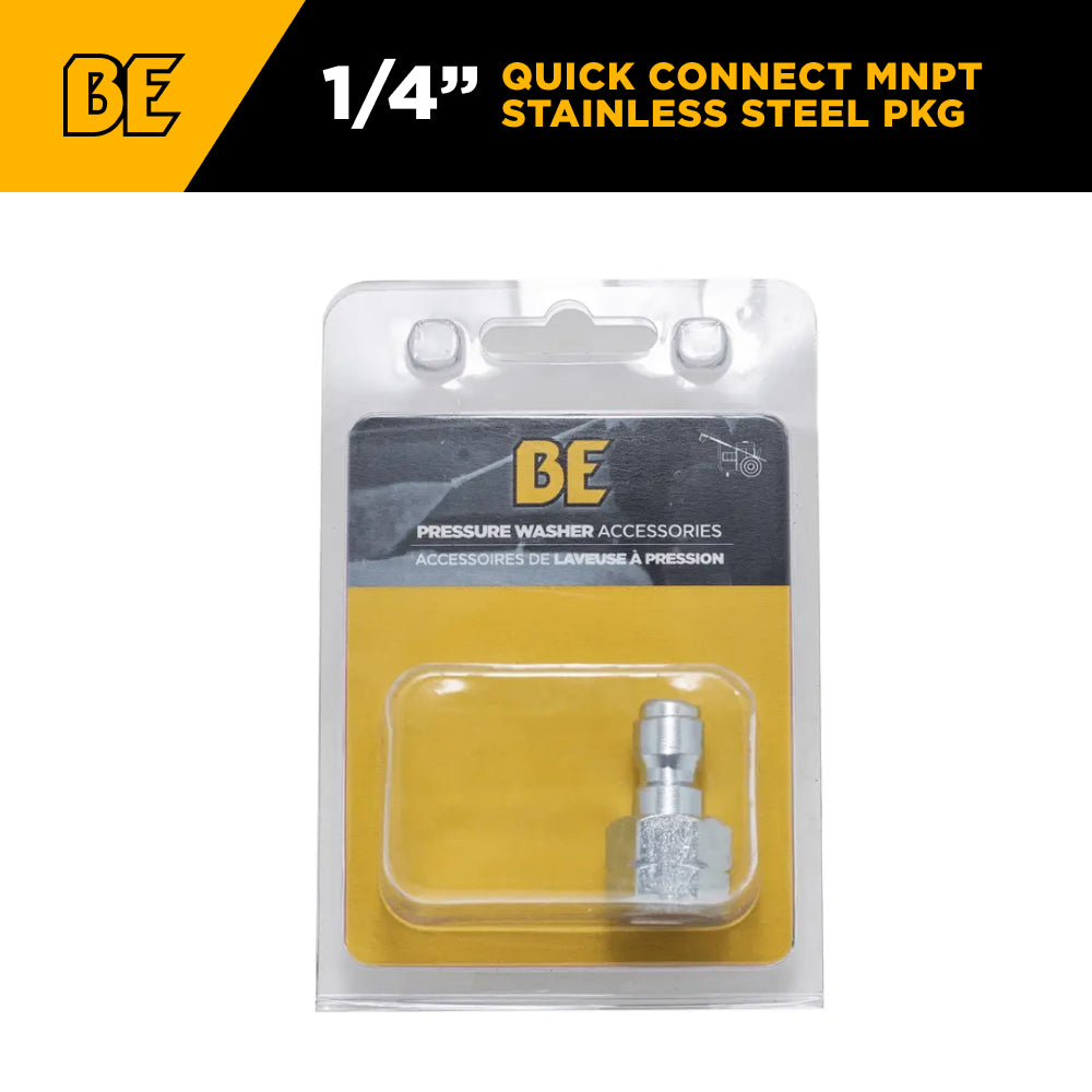 1/4" QC MNPT SS PKG