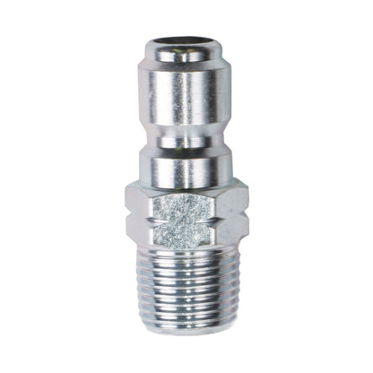 Bouchon en acier inoxydable MNPT à connexion rapide de 3/8 po