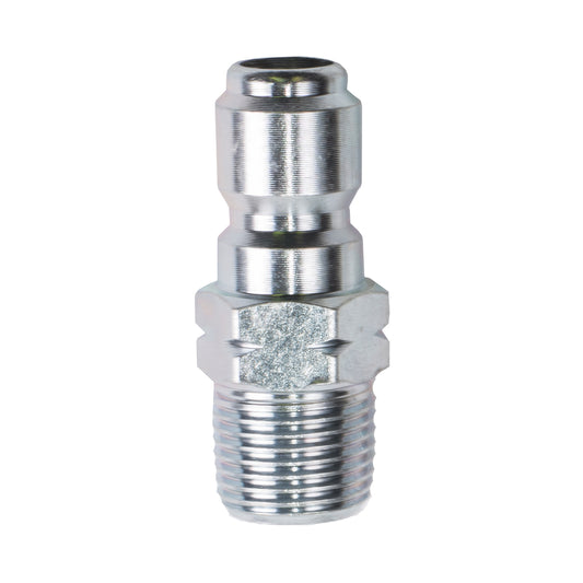 Bouchon en acier inoxydable MNPT à connexion rapide de 3/8 po