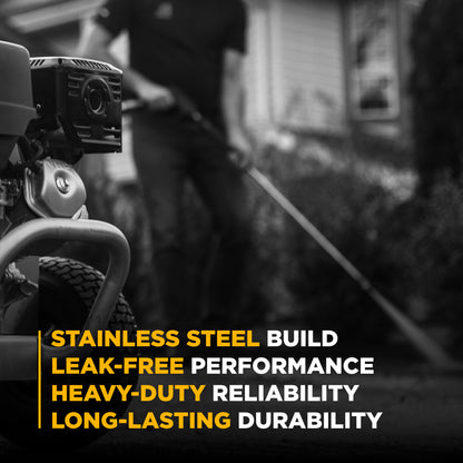 3/8" MNPT 6,000PSI Quick Connect Stainless Steel Fitting