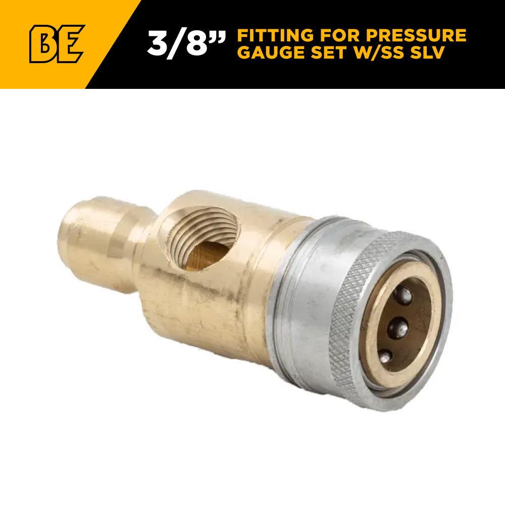 RACCORD, 3/8" QD avec SS SLV