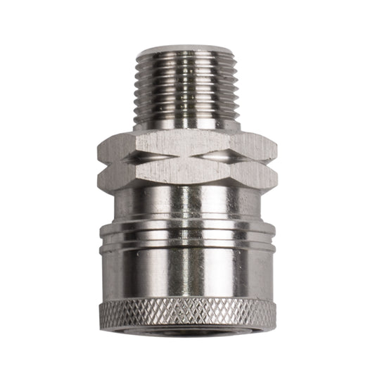COUPLEUR, 3/8" QC MNPT SS