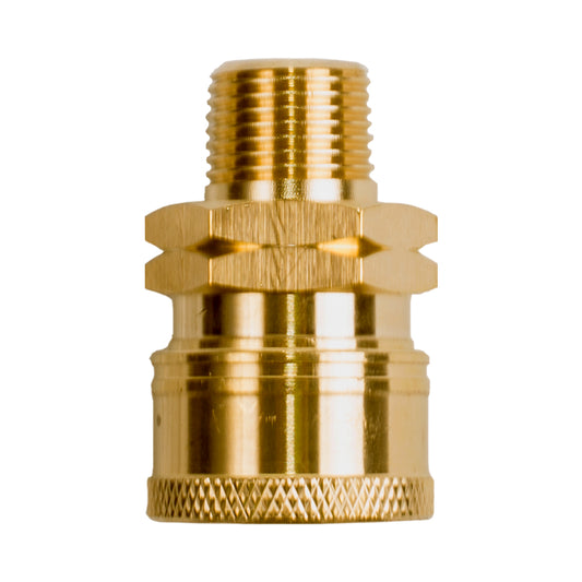 COUPLEUR, 3/8", Q/C, MNPT, LAITON