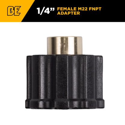 1/4" Female M22 FNPT Adapter Fitting