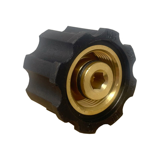 1/4" Female M22 MNPT Adapter Fitting - Retail Ready Packaging