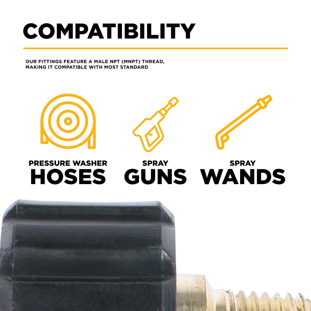 3/8" Female M22 MNPT Adapter Fitting