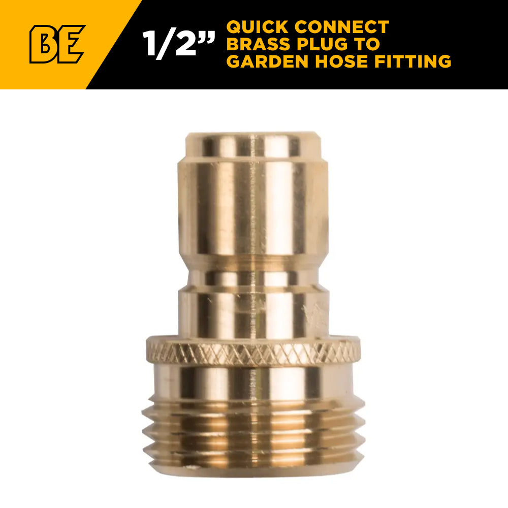 Garden Hose to 1/2" Plug, Packaged