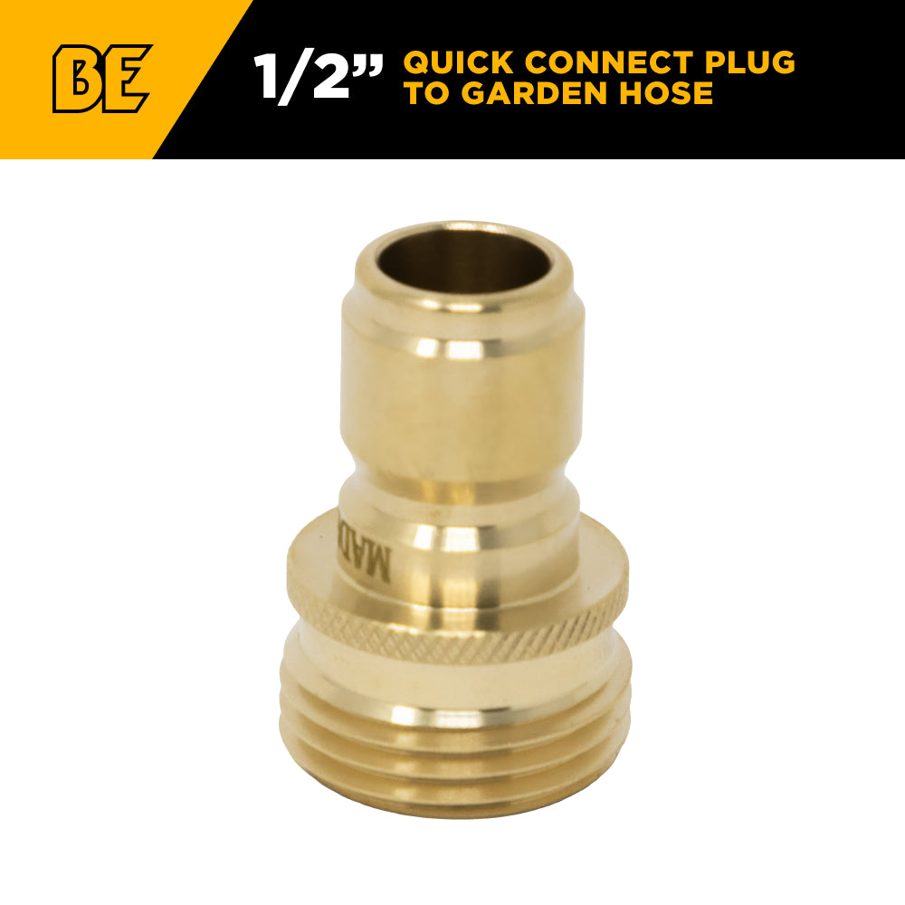 Garden Hose to 1/2" Plug
