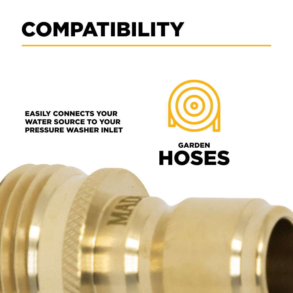 Garden Hose to 1/2" Plug