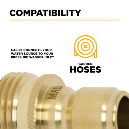 Garden Hose to 1/2" Plug