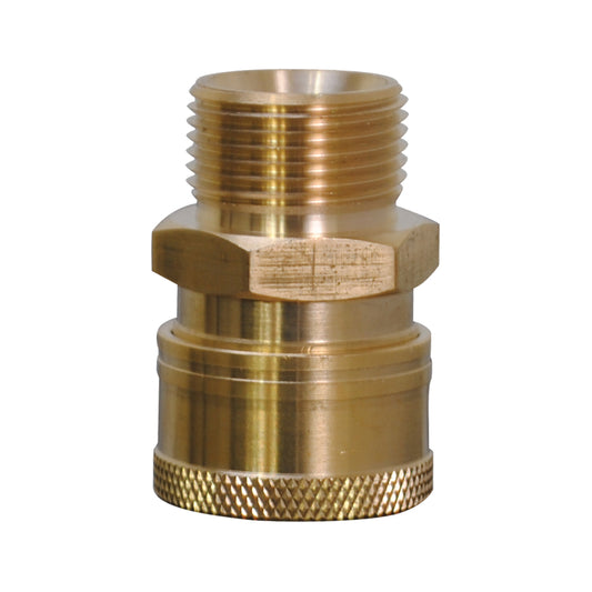 Male M22 x 3/8" Quick Connect MNPT Coupler