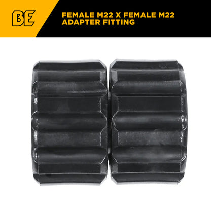 Female M22 x Female M22 FNPT Adapter Fitting