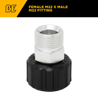 ADAPTER, M22F (15mm) x M22M  (14mm)