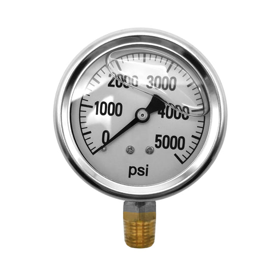 Stainless Steel Glycerin Pressure Gauge