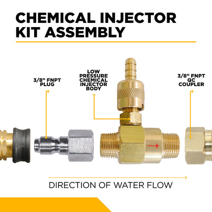 Injecteur chimique basse pression 3/8"