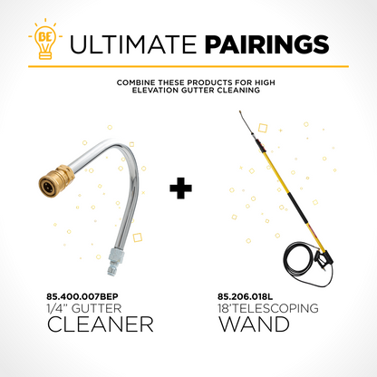 Gutter Cleaner Pressure Washer Wand Attachment