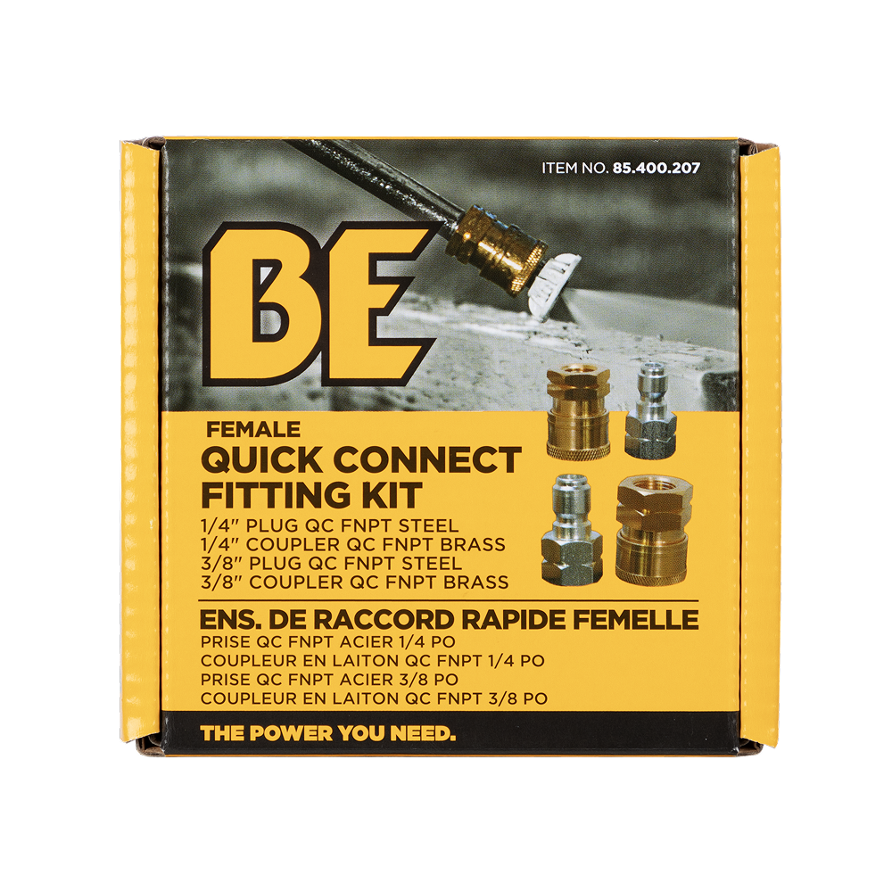 1/4" & 3/8" Quick Connect Coupler and Fitting Kit