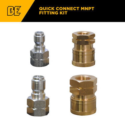 KIT, FITTINGS; QCxMNPT