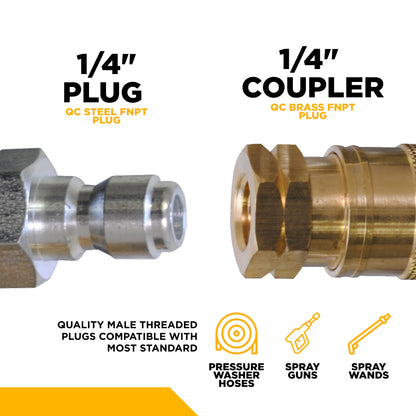 KIT, FITTINGS; QCxMNPT