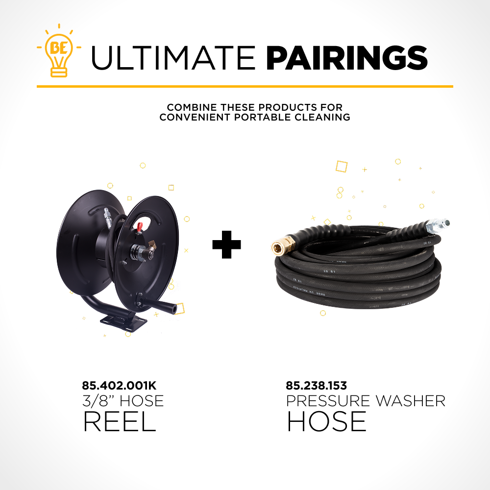 100' High Pressure Hose Reel Kit
