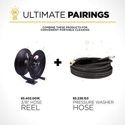 100' High Pressure Hose Reel Kit